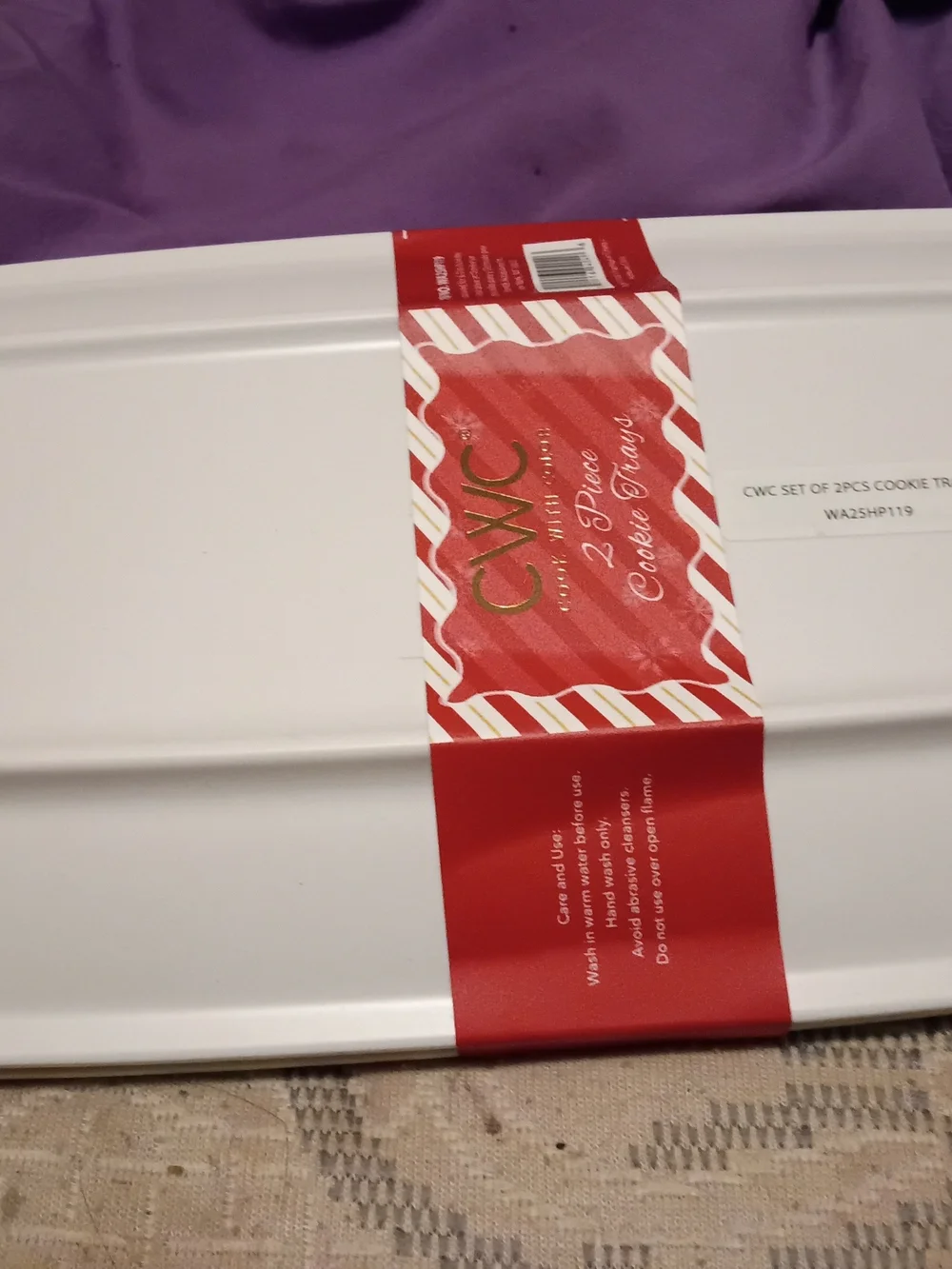 Holly Jolly Christmas Serving Tray - Red